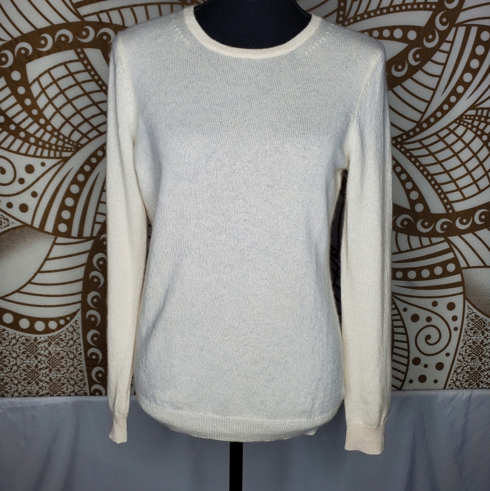 2-Ply 100% Cashmere Crewneck Sweater - Small